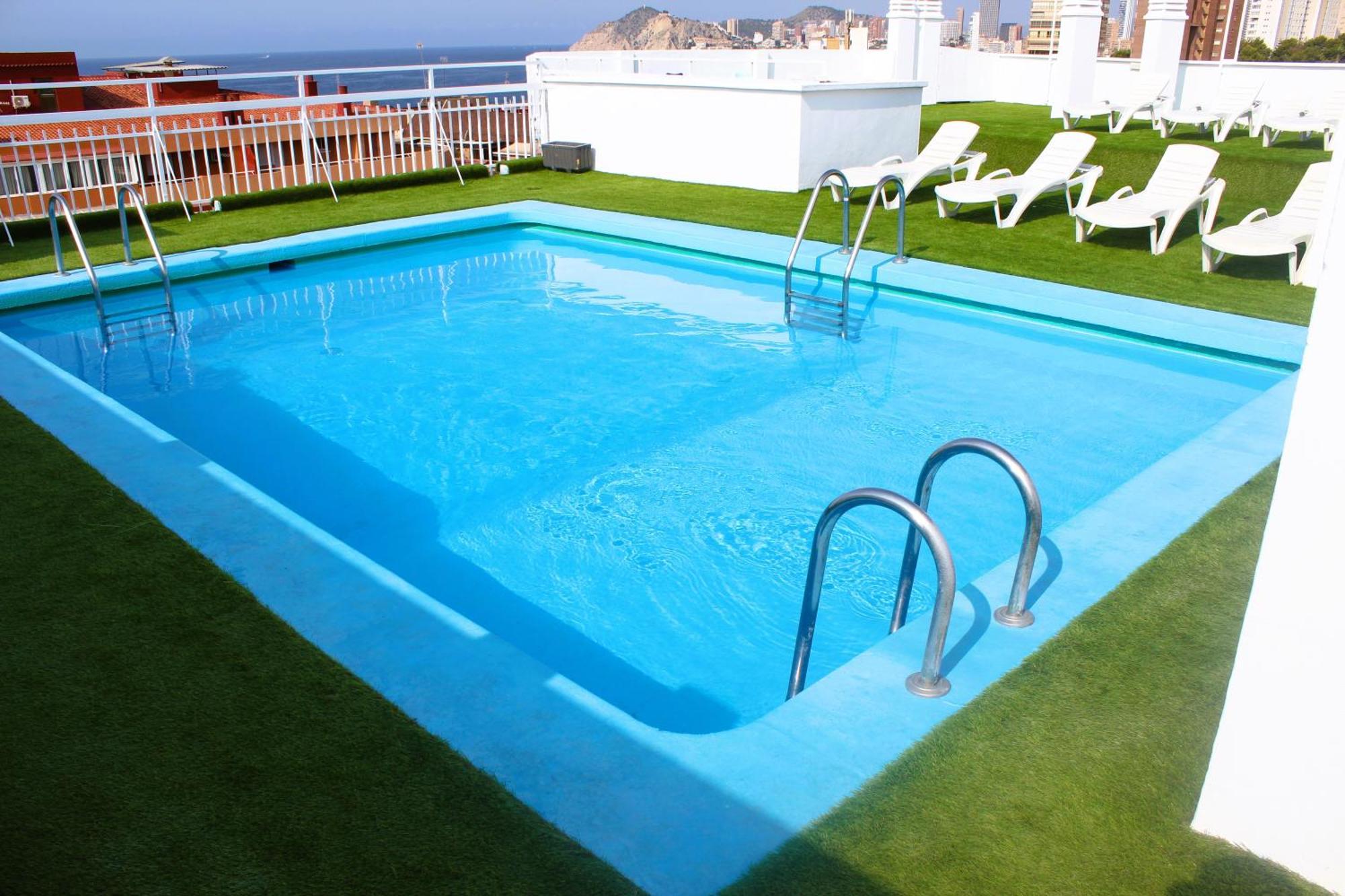 Hotel Fleming Playa Poniente Benidorm Exterior foto