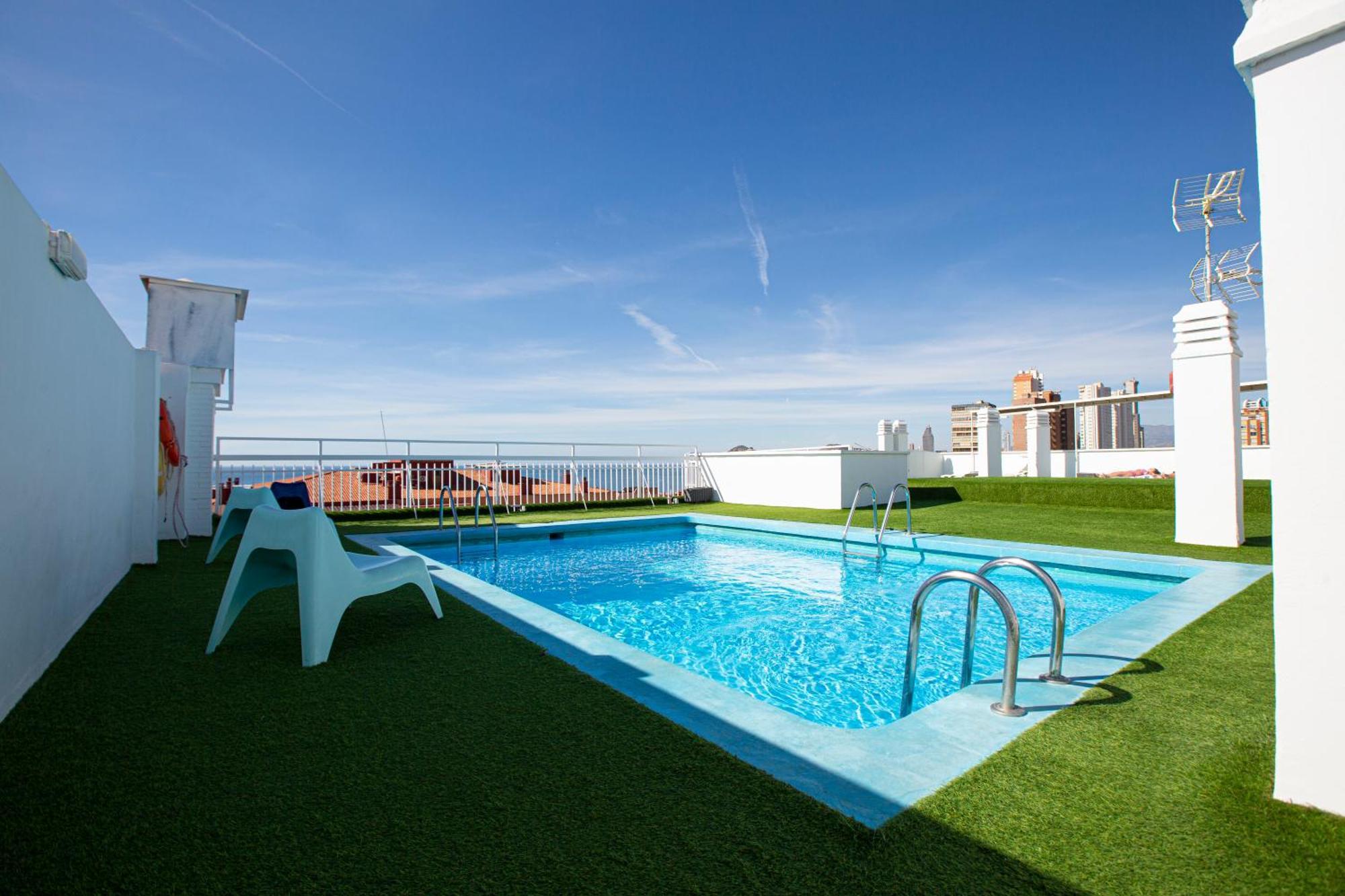 Hotel Fleming Playa Poniente Benidorm Exterior foto