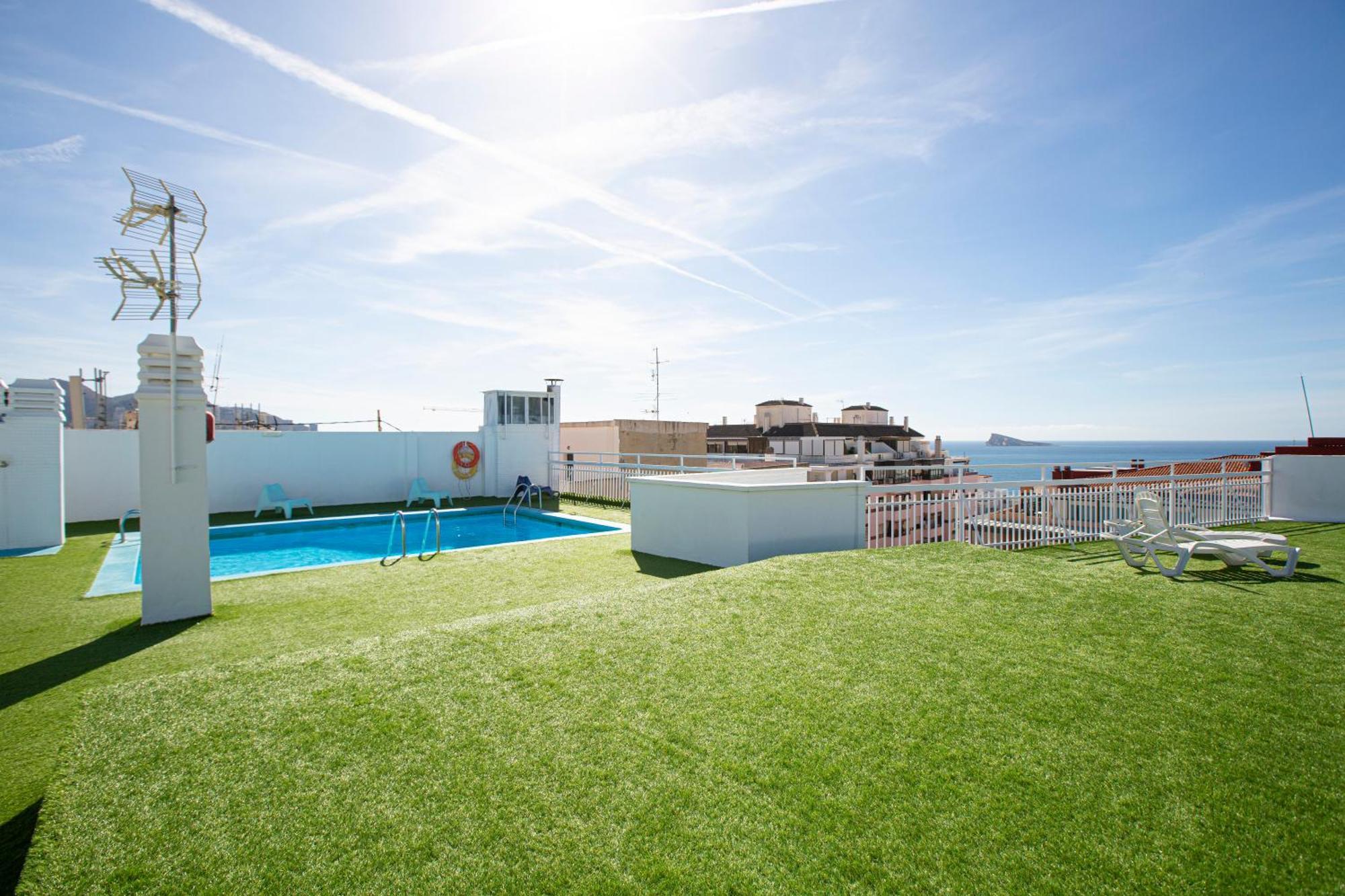 Hotel Fleming Playa Poniente Benidorm Exterior foto